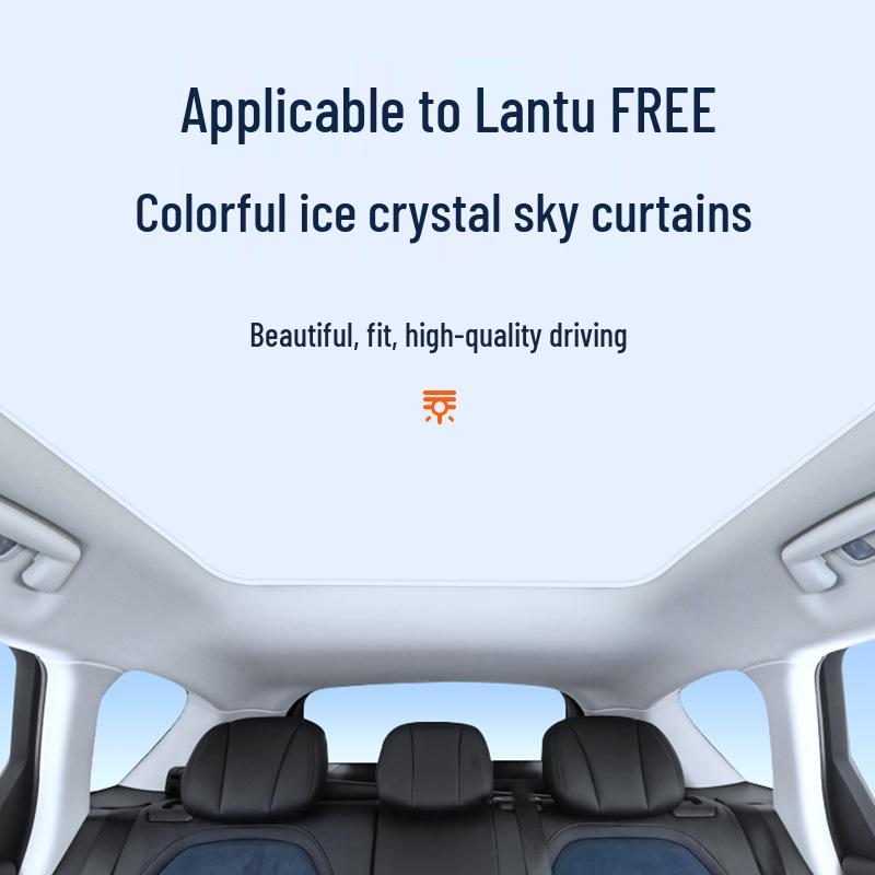 Lantu 2021 БЕСПЛАТНОЕ Солнцезащитное покрытие-шторка для люка «Ледяной Кристалл» с теплоизоляцией и защитой от посторонних глаз