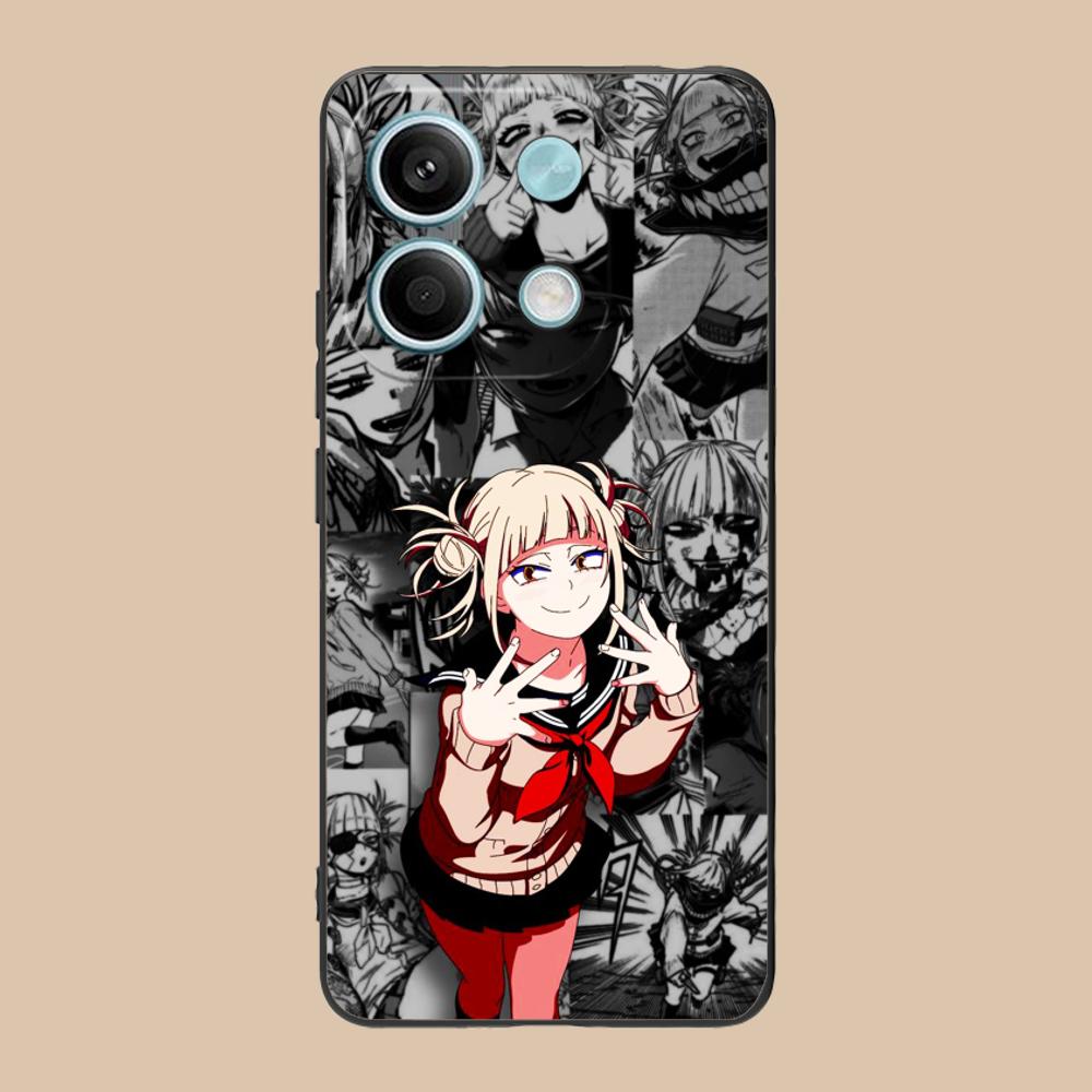 Чехол для телефона Hero Academia Himiko Toga для POCO M6 M5 M4 M3 X7 X6 X5 X4 X3 F6 F5 F4 Pro GT 5G Цветная Печать Роскошный Красивый Чехол