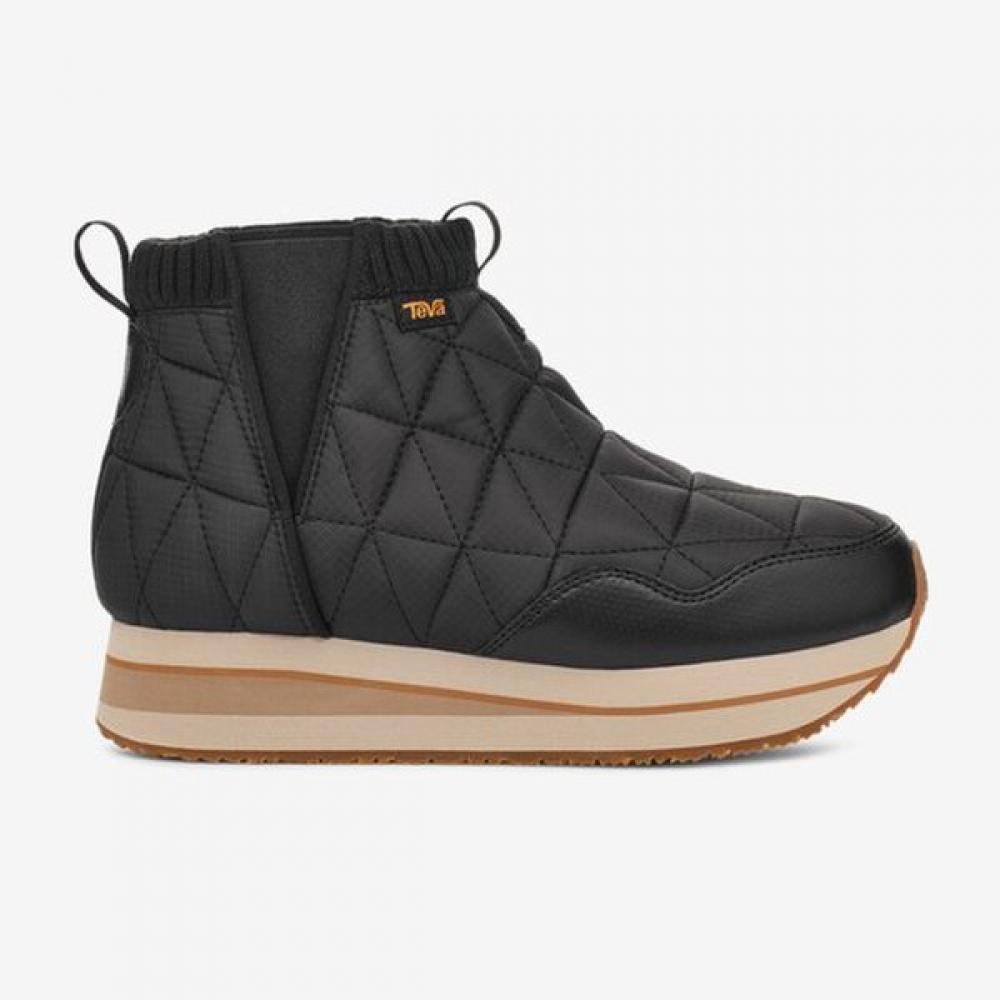 Teva Women S Padded bootS Reember Mid Platform Stvf2436830 Blk