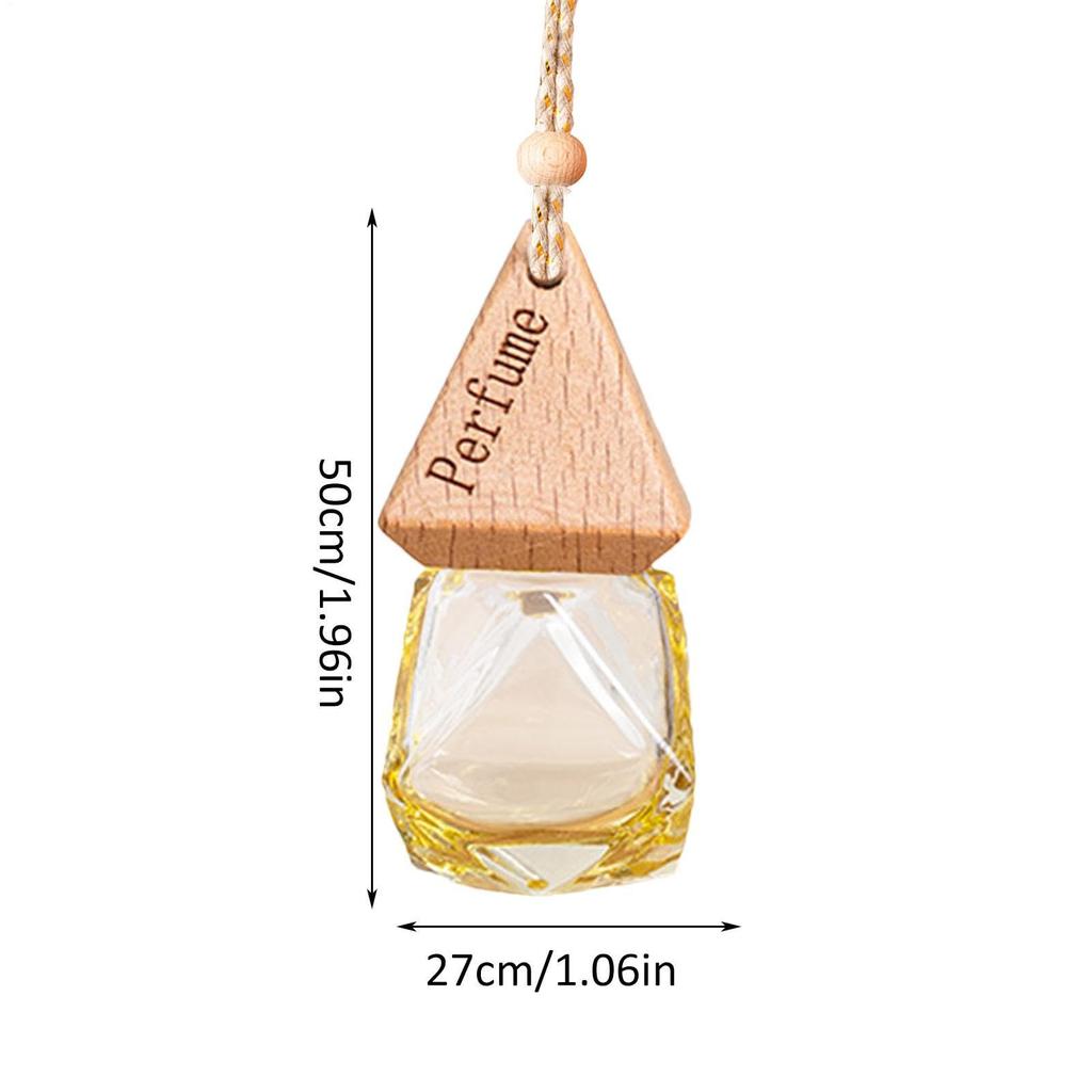 Car Bottle Empty Bottle Hanging Empty Clear Glass Bottle Empty