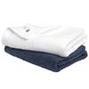 Bloom Imabari Towel Certified Bath Towel Set of 2 Ciel Cotton Made In Japan X Hotel-grade Water-absorbent Quick-drying Room-drying 100% (White Navy)