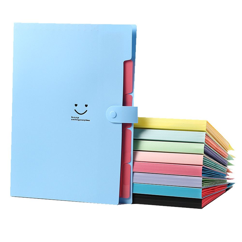 Large Capacity File Classify Document Holder Data Book A4 File Bag Portfolio Bill Folder Holder