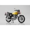 Aoshima Bunka Kyozai Skynet Масштаб 1/12 Полностью собранный мотоцикл Honda CB400FOUR Желтый попугай