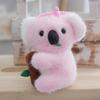Delightful Koala Plush Keychain Fashionable Keyring Soft And Huggable Design