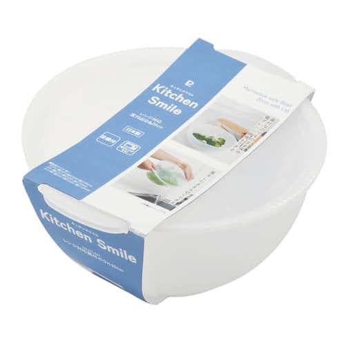 PEARL METAL Colander/Bowl, 20cm, Microwave-Safe, with Lid, Made In Japan, Kitchen Smile, HC-627