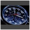 Б/у мужские часы Seiko ALBA хронограф, модель для зарубежного рынка, 10 Бар, коричневый кожаный ремешок, черный
