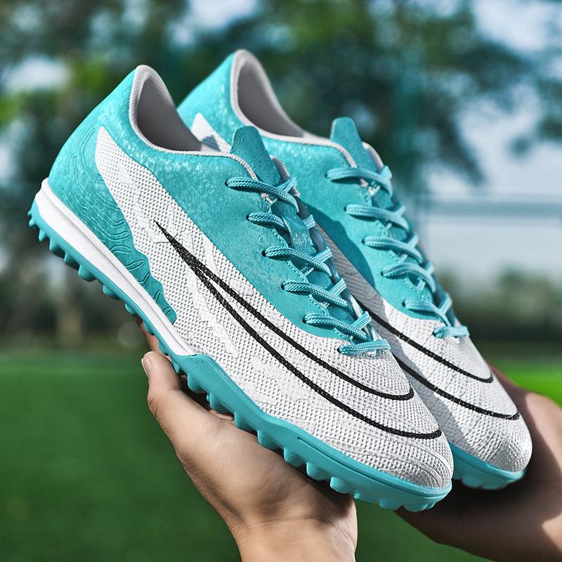 47 New Football Shoes Men's Broken Nails TF Short Nails Boys' Student Competition Adult Breathable Spikes AG Training Shoes