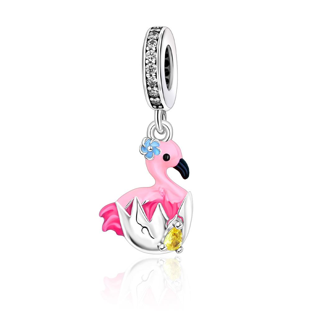 Summer Ocean Series Copper Crab,Dolphin & Seahorse Dangle Charm Fits Bracelet Diy Women Girl Necklace Pendant Gift