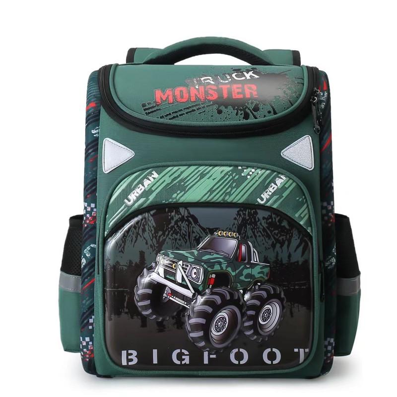 Kids Lightweight School Backpack Grades 2-6 Cartoon Spider-Man Design Breathable Reflective Safety Features