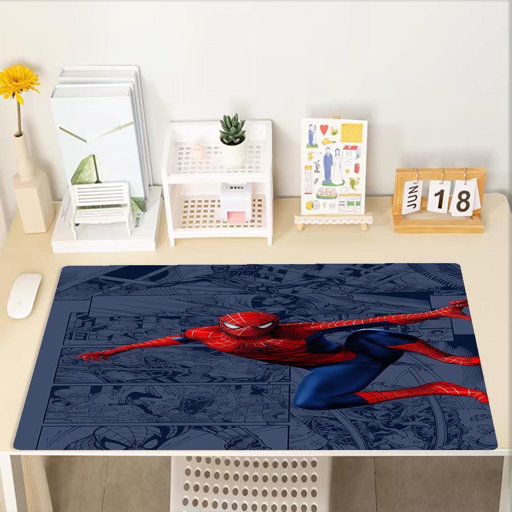Spider Man Theme Mouse Pad, Non Slip Rubber Base, Multifunctional Office & Home Decor, Perfect for Workspace Personalization.