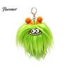 Small Plush Toy Long Haired Creature Keychain, Cartoon Plushie Bag Charm, Backpacks Decorative Pendant Furry Keyring for Handbags Keys Keychain