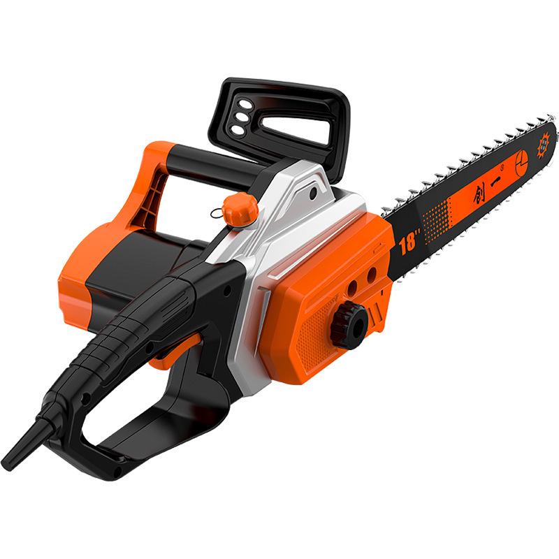 Ручная электрическая цепная пила CHUANGYI: Мощная портативная пила для деревообработки, лесозаготовки и валки деревьев