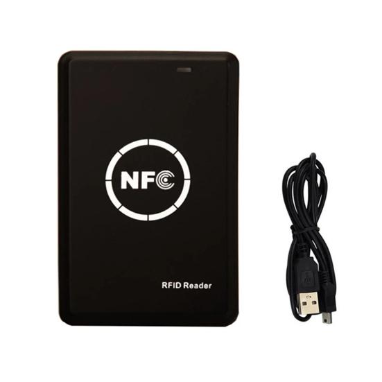 Копировальный аппарат для смарт-карт контроля доступа с USB-подключением, простой в использовании дубликатор карт 250 кГц/125 кГц, зашифрованный декодер карт