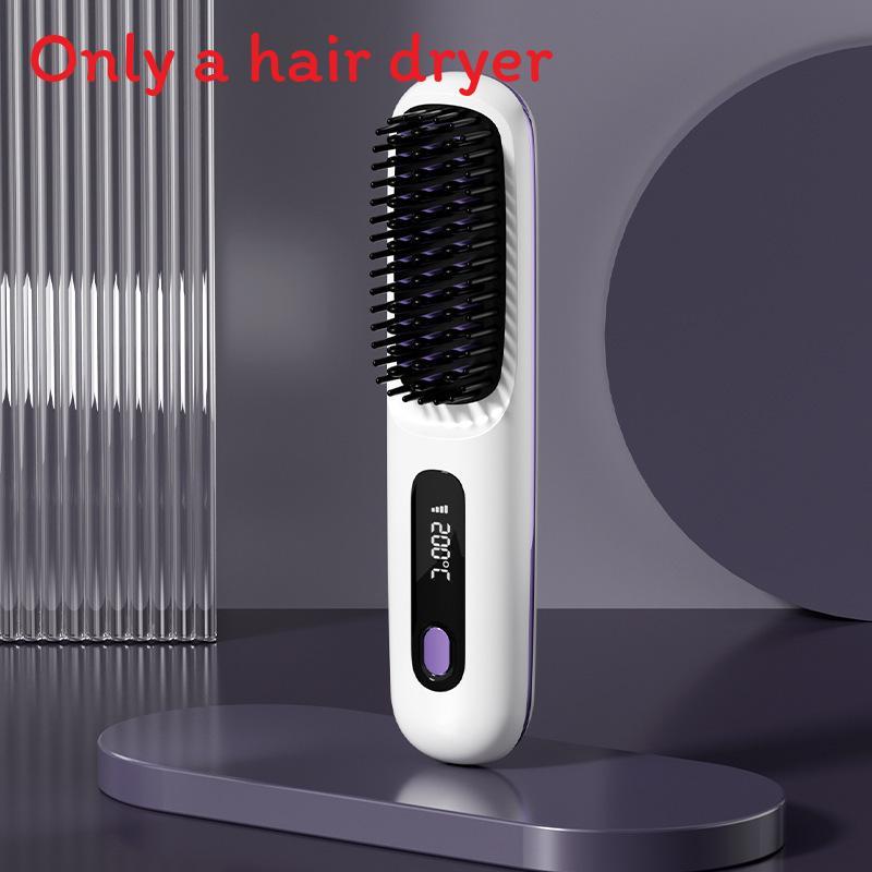 Portable Cordless Hair Curling Brush With 16mm20mm Diameter And Three Heat Settings