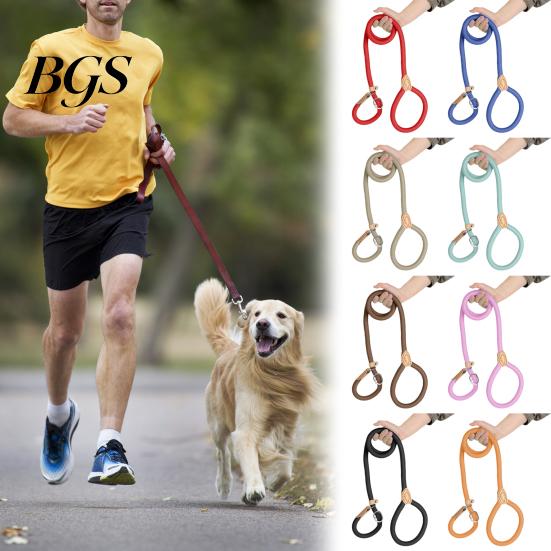 Dog Lead for Better Direction Control Slip Leads Dogs Heavy Duty Nylon Rope Leash Pet Car Travel Large Medium No Pull Training Walking Heavy-duty