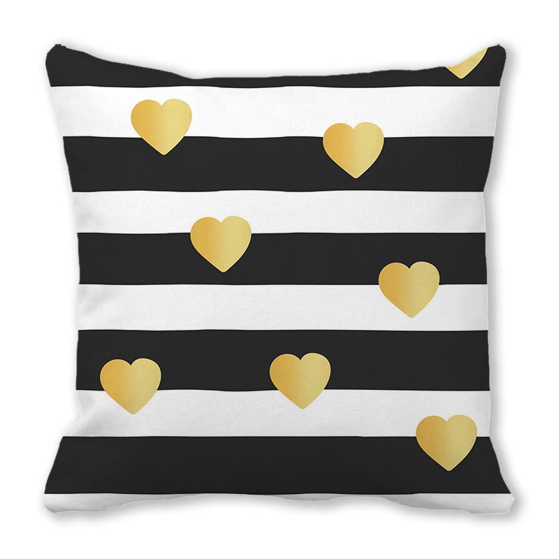 Home Decor Valentine's Day Love Patterns Pillow Covers Pattern Cushion Cover Suitable for Sofa Bedroom Car Pillow Cover