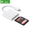 Biaz Mobile Phone OTG Adapter: SD/TF Card Reader with Lightning Interface