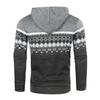 Winter Warm Knit Cardigan Men Autumn Hooded Sweater Coats Fashion Knitwear Korean Zip-Up Cardigan Sweater Knitted Jacket Man Streetwear Yasheng