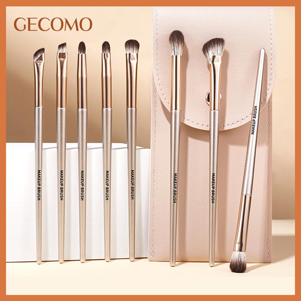 GECOMO Eye Makeup Brush Set Soft Brush Head Blending Brush That Does Not Absorb Powder Beginners Eye Shadow Brush Beauty Tools
