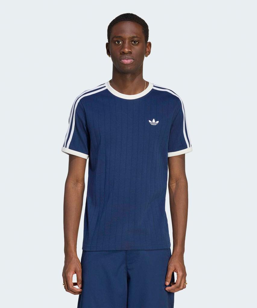 adidas Футболка с узором «вытянутая петля» и 3 полосками - Ночной индиго / Ks7448