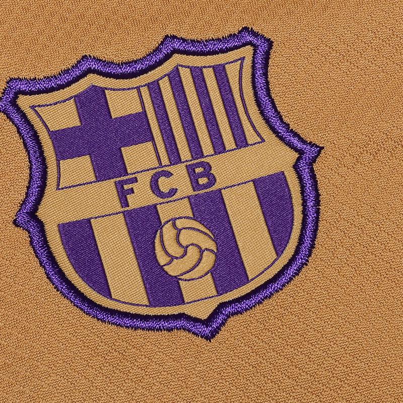 Nike × Футбольная футболка с цветовыми блоками и круглым вырезом, короткий рукав, мужская одежда, клуб «Барселона» IQ1304-745