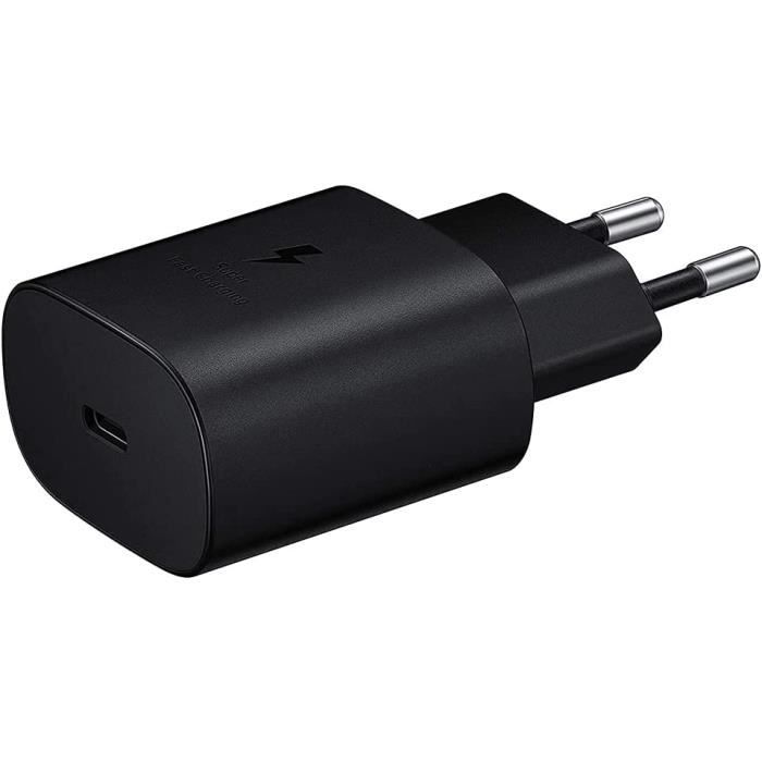 Зарядное устройство - Samsung - 25 Вт - Быстрая зарядка - USB-C - Совместимо с несколькими моделями