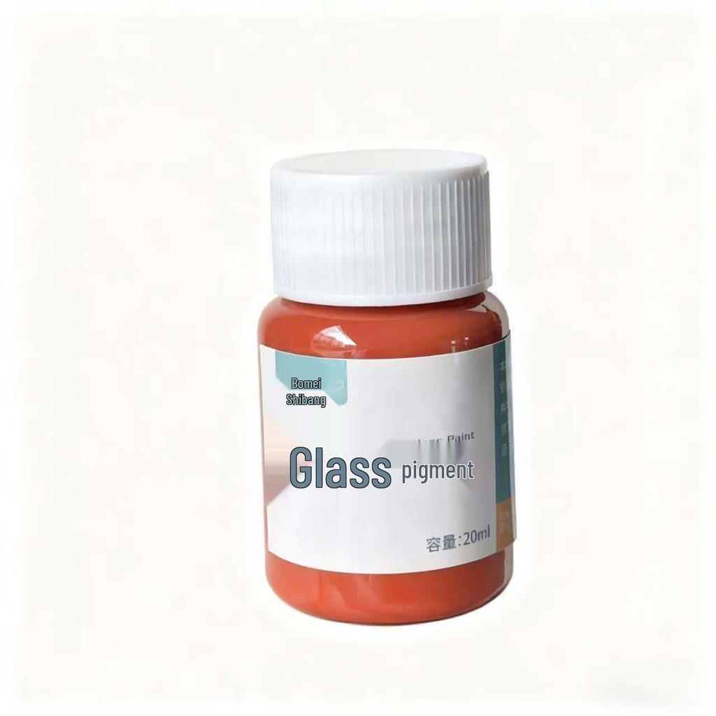 20ml Children's Non-Bake Glass Paint for DIY & Creative Glass Decoration - Waterproof & Handmade