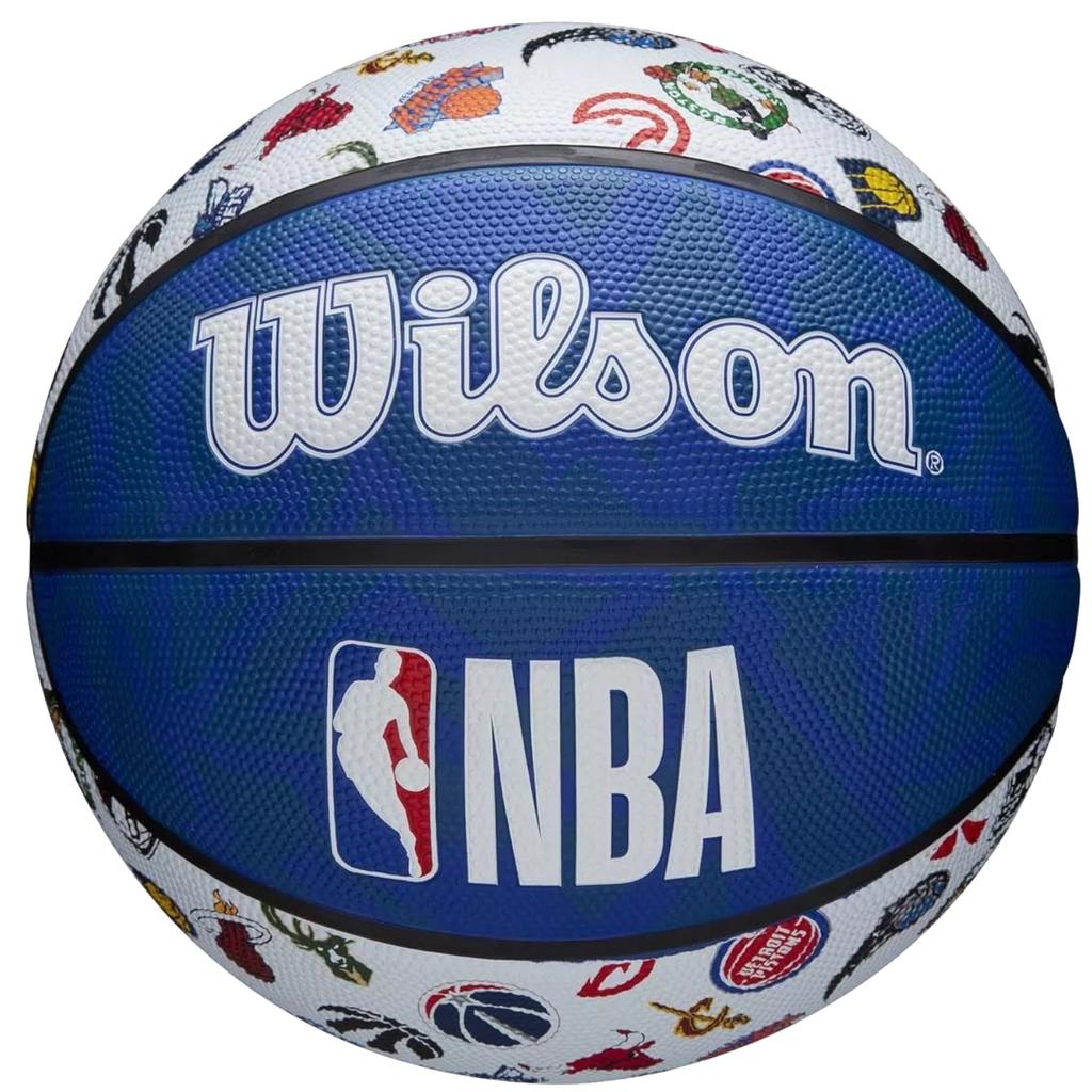 Wilson Мяч NBA All Team, баскетбольный унисекс синего цвета