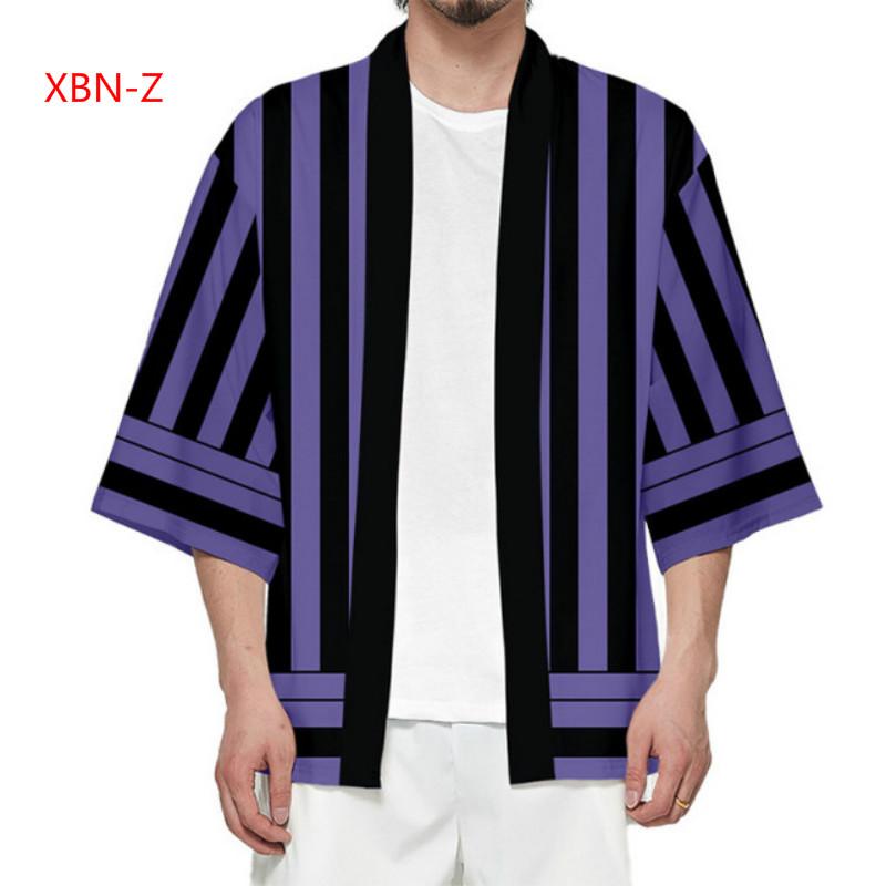 Косплей накидка Хаори аниме Клинок убийцы демонов кимоно Киламон Танджиру Нидо с одинаковым стилем