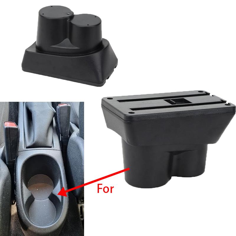 For Opel Corsa E Armrest Box For Corsa E Interior Storage Box Pu Leather Armrest with USB Car Accessories 2014 2015 2016-2019