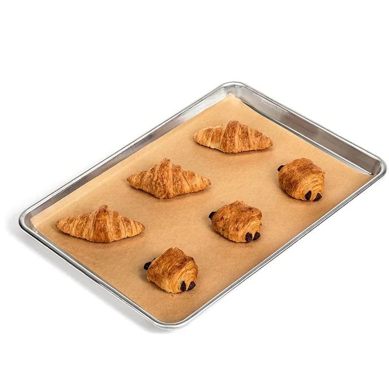 100pcs Parchment Paper Baking Sheets Non-Stick Precut Suitable for Baking Grilling Air Fryer Steaming Cookie Disposable Mats