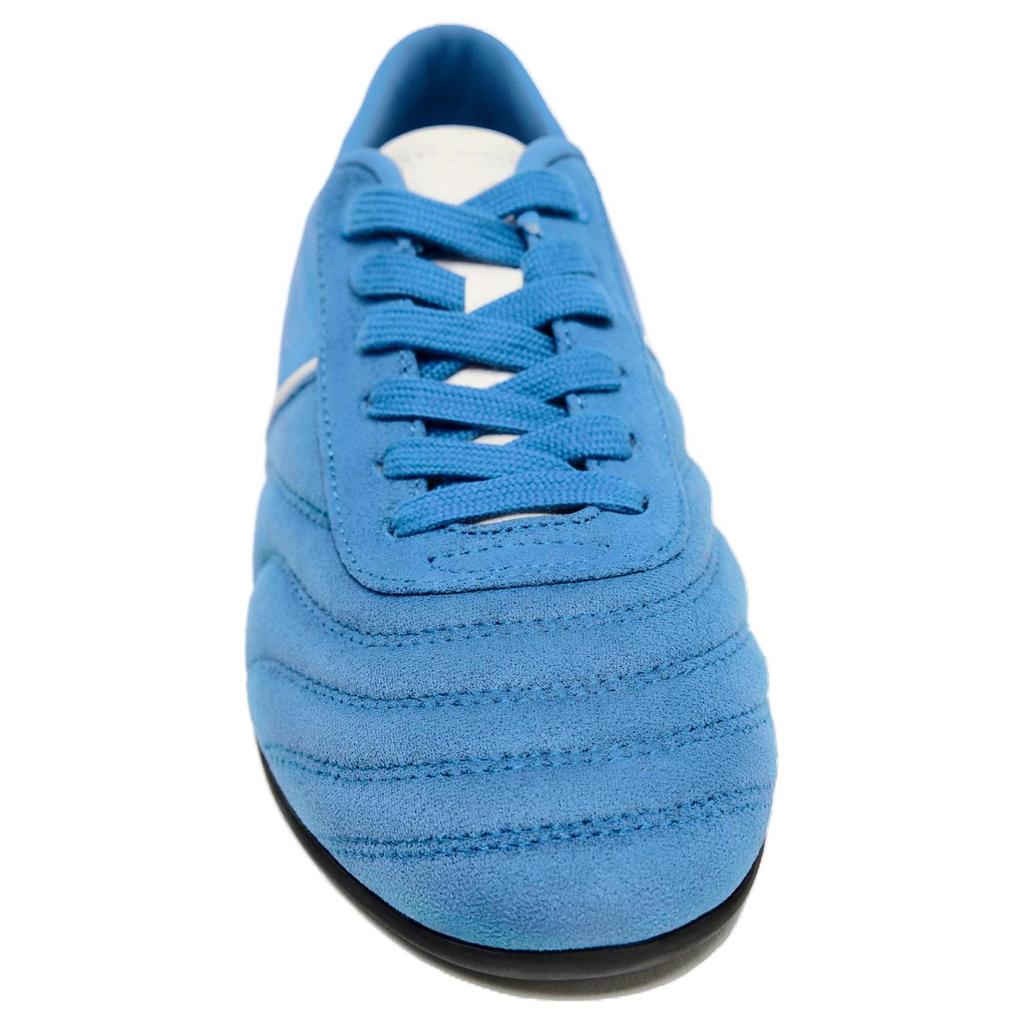 Zara Quilted Fashion Versatile Quilted Sports Running Low-Top Lifestyle Casual Shoes Women Sneaker Blue 15004510400