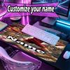 Custom Name Personalized Cristiano Ronaldo Pattern Mousepad, Laptop PC Desk Mat, Decorative Desk Mat for Home Keyboard Pad Gift