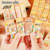 Miniature Desk Decoration 12Pcs Cute Capybara Eraser Set Kawaii 3D Animal Shaped Pencil Erasers for Surprise Toy Kids Clean Erasing Low Dust