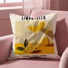 Limoncello Cocktail Cushion Cover Multi-Scene Pillow Cover for Home & Car - Reversible, Soft & Durable for Daily Use