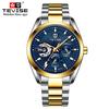 Five Pin Multi-function Business Watch Waterproof Classic Automatic Mechanical Watch for Men