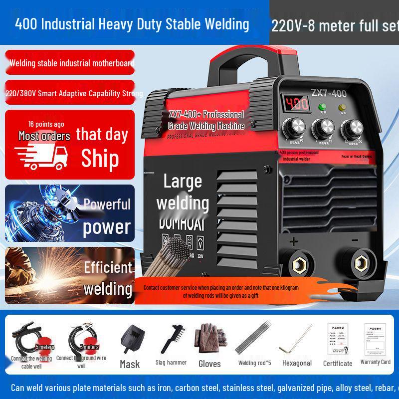 315 Dual Voltage Portable Electric Welder - High Power, Fully Automatic, Suitable for Construction and Three-Phase Household Manual Welding.
