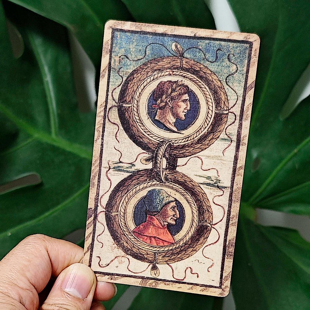 Колода Таро Сола Буска 12*7см в жесткой коробке 78 шт. Винтажные карты Таро, напечатанные на карточном картоне 350 г/м2 с двойным тиснением