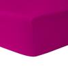DUBLANC Fitted Sheet 160 X 190 Cm FUSHIA - 100% Cotton