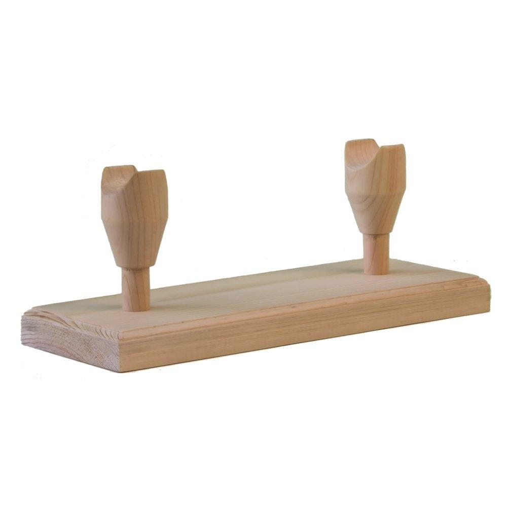 Shinto Altar Accessory, Hinoki Wood, Elegant Design, Width 18cm, Depth 7cm, Height 7cm