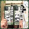 Durable Cute Phone Case For Cubot C30 Wrist Strap Anti-knock Cartoon Anti-dust Fashion Design Kickstand Waterproof Panda