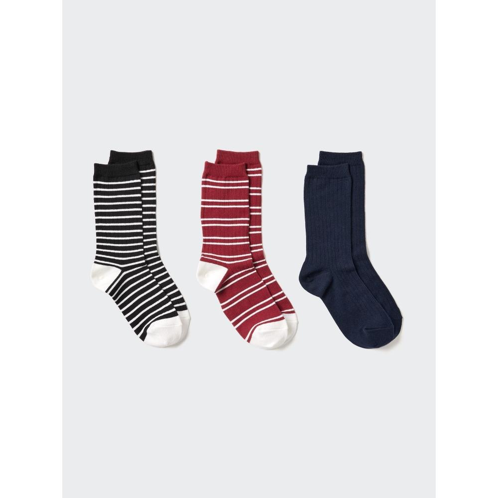 Uniqlo Носки 3 пары полоска