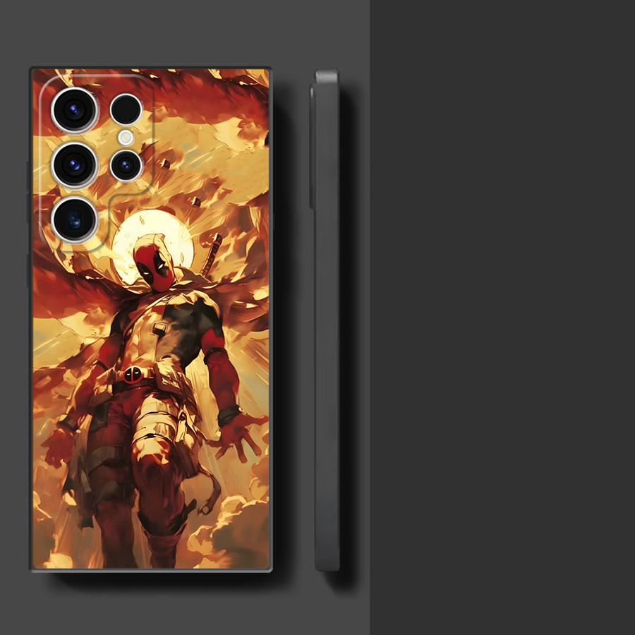 Marvel Молния Железный Человек Чехол для телефона Samsung Galaxy S26 S21 FE Note 20 Ultra 8 9 10 S25 Ultra S24 Plus S10 S9