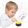 Recording Sound Button Small Size Easy Carry Voice for Kids Interactive Toy Answering Buttons Orange+Pink+Blue+Green Noise Maker