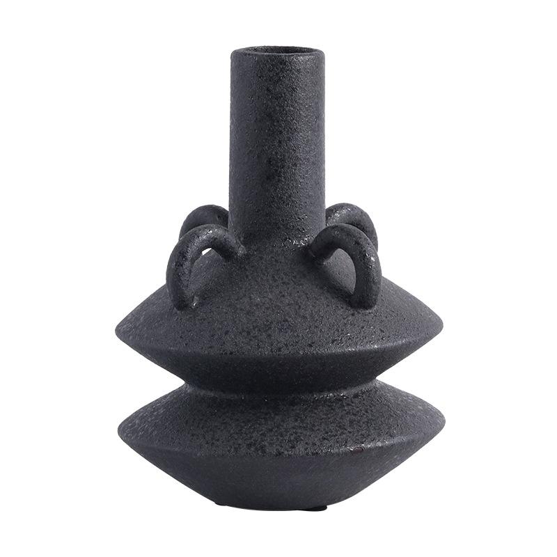 Цветочная посуда в стиле ваби-саби для домашнего искусства, письменный стол для занятий, креативные вазы, украшения, модель отеля типа «постель и завтрак» для комнаты, мягкие украшения