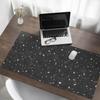 Elegancka Podkładka Dekoracyjna Na Biurko Terrazzo Ciemny Wzór 120X60 Cm
