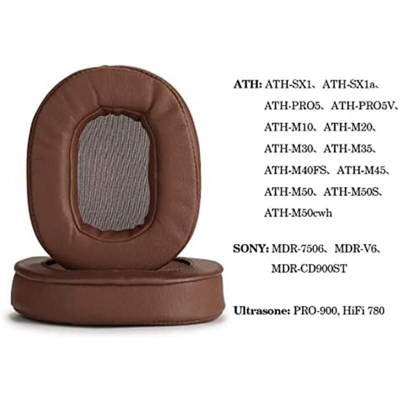 Сменные амбушюры, Сменные амбушюры, Совместимость с наушниками Audio Technica ATH-M50x-M40x-M30x-MSR7-MSR7BK
