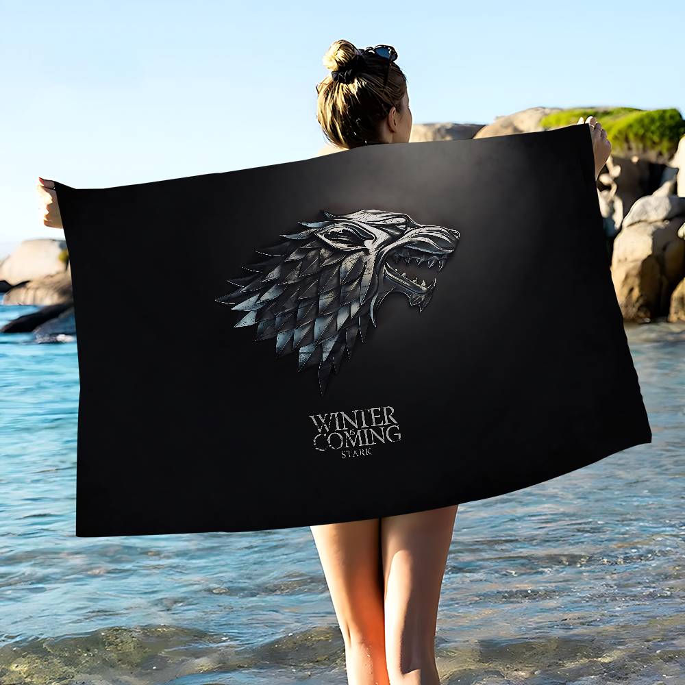 Пляжное полотенце Film G-Game Of T-Thrones Цветные банные полотенца для девочки Микрофибра Быстросохнущее Песонепроницаемое Пляжное