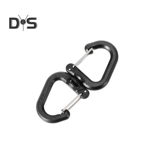 1/5 шт. вращающийся на 360 градусов крючок портативный легкий открытый кемпинг походный S-образный поворотный крючок вешалка пряжка для подвешивания кемпинговые аксессуары