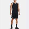 Under Armour Solid Logo Slim-Fit Breathable Running Tank Top Men Tops Black 1361468-001